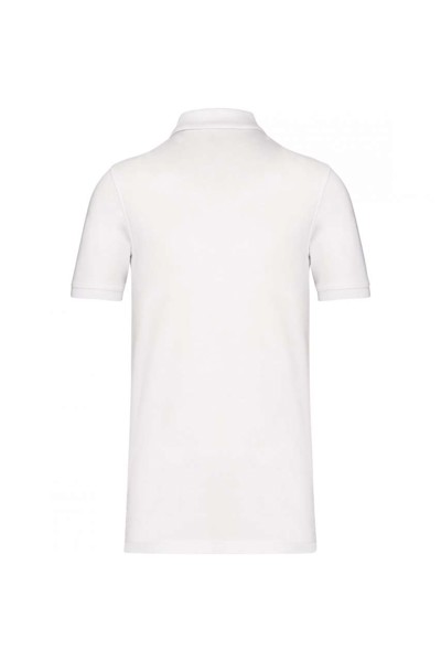 Men's Organic 180 Piqué Polo Shirt - White / XL