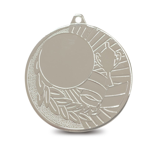 Medalha Metálica - Prateado