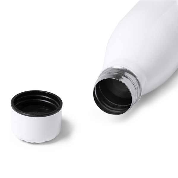 Personalised stainless steel drinking bottle 700 ml with leak-proof cap