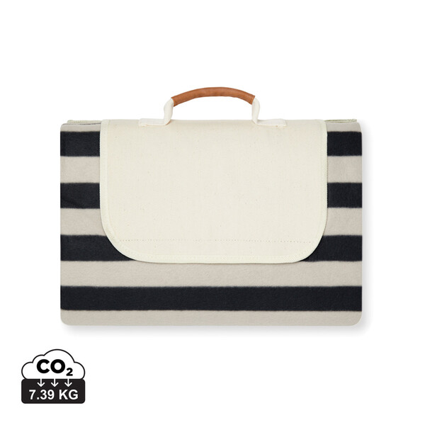 VINGA Alba GRS RPET Piknikutekk Suur - Must