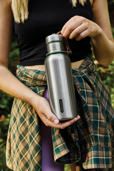 Malá termo láhev na vodu 500ml Black+Blum - Olivově Zelená