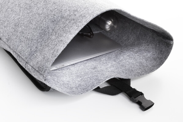 Rpet filc nahrbtnik Refelt Roll - Siva