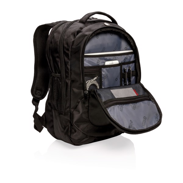 Swiss Peak laptop backpack, 1680D polyester
