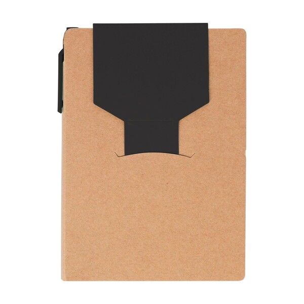 Notebook Quillo | Recycled cardboard | A6 | Blank - black