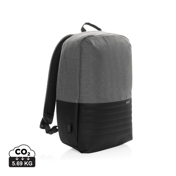 Sac à dos antivol pour ordinateur 15.6"  Swiss Peak AWARE™ - Gris