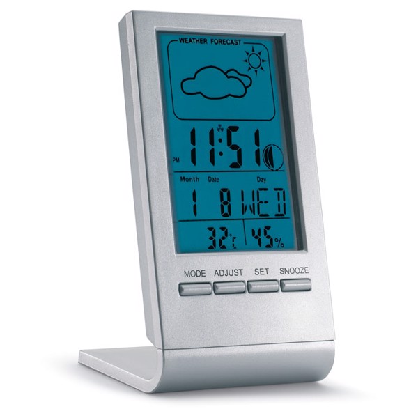 Weather station with blue LCD Sky