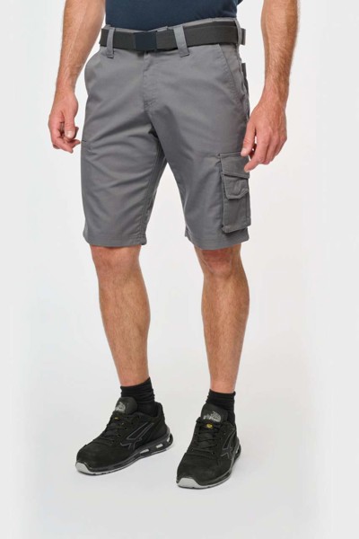 Multipocket Workwear Bermuda Shorts - Black / 56