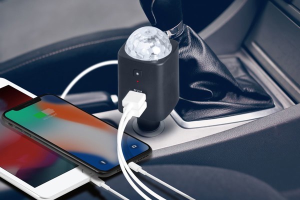 Technaxx Disco mobile car charger, 800mAh (TX-159)