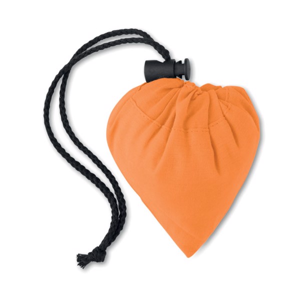 Foldbar taske bomuld Soft - orange