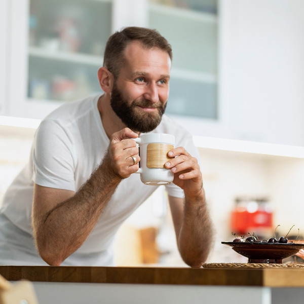 Soro ceramic mug - White