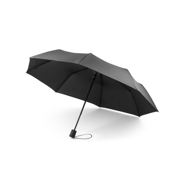 SKYLAR. Součástí je deštník 2 v 1 s nákupní taškou z recyklovaného polyesteru - Černá