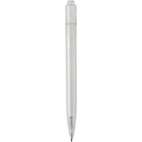 Esferográfica de plástico oceânico "Thalaasa" (tinta preta) - Branco