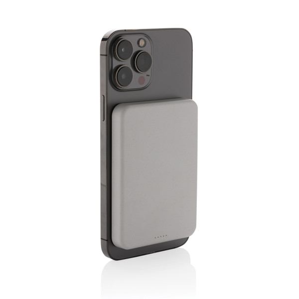 Magnetix RCS magnetni powerbank 5000 mAh od reciklirane plastike - Bijela