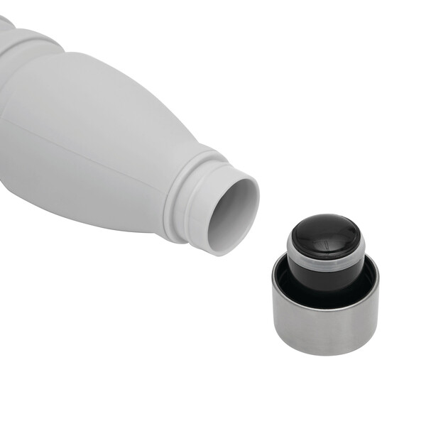 Foldable Drinking Bottle Big Gets Small - Grey
