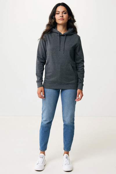 Iqoniq Torres recycled cotton hoodie undyed - Heather Anthracite / XXXL