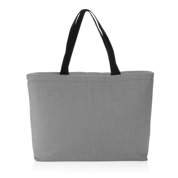 Impact Aware™ 285 gsm rcanvas large cooler tote undyed - Grey