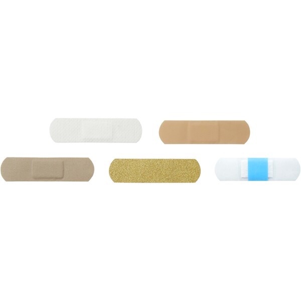 Sada 10 náplastí v papírovém sáčku 150 × 95 mm - Bílá / A