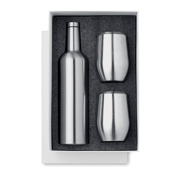 Double walled bottle & mug set Chin Set