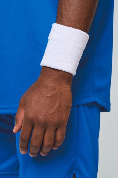 Toweling Multisport Wristband - White