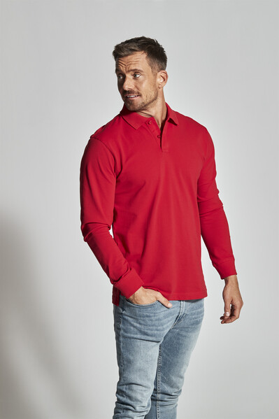 Cottover Gots Pique Long Sleeve Man white M
