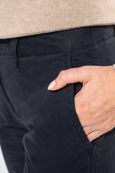 Ladies' Chino Trousers - White / 36