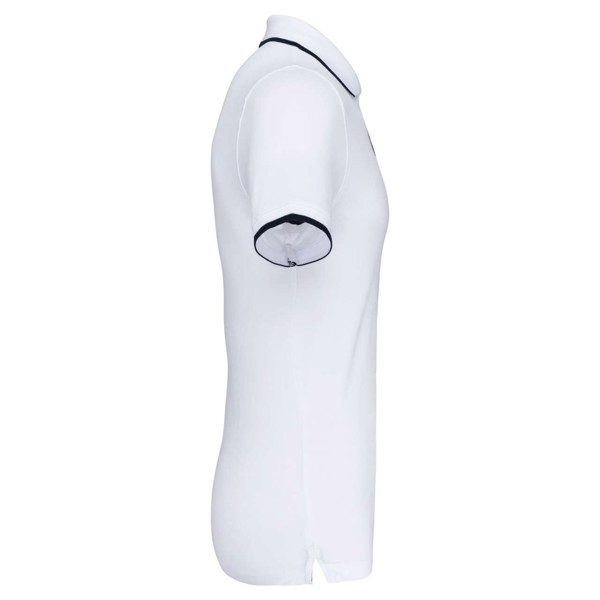 Muška polo majica kratkih rukava - Bijela / Navy / 2XL