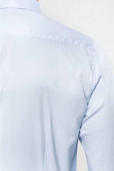 Men's Long-Sleeved Twill Shirt - White / 2XL