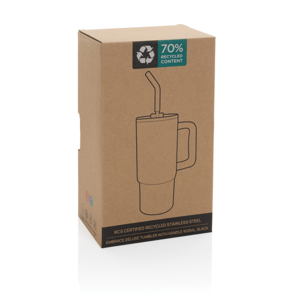 Kozarec Xd Collection 900 ml, reciklirano jeklo - Bela