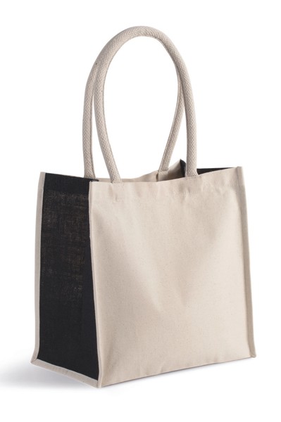 TORBA OD PAMUKA / JUTE - 17L - Turquoise