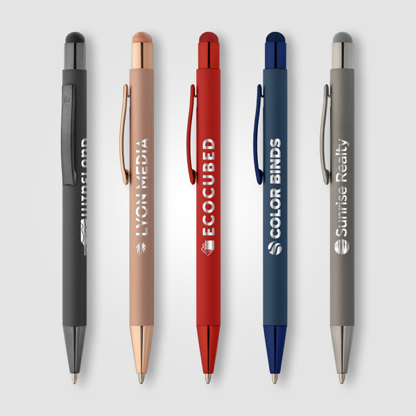 Bowie Softy Monochrome Stylus Pen - Assorted / 4 Color inkjet