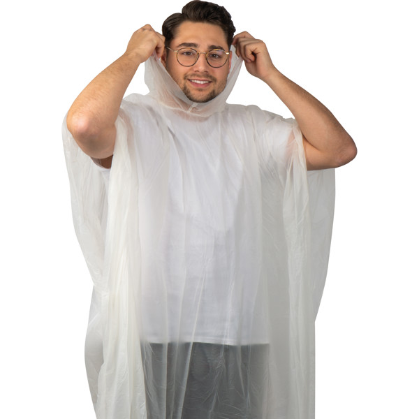DAVIDE PLA lebomló esőkabát - Transparent