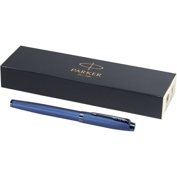 Caneta rollerball "Parker IM" (tinta preta) - Azul