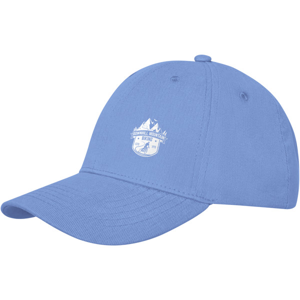 Davis 6 panel cap - Lichtblauw