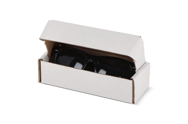 Boîte cadeau personnalisée pour lunettes de soleil - Blanc
