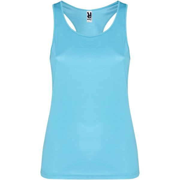 Canotta sportiva da donna da 140 g/m² Shura - Turchese / S