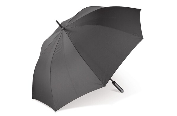 Auto open stick umbrella, 1140 mm, fibreglass - Black