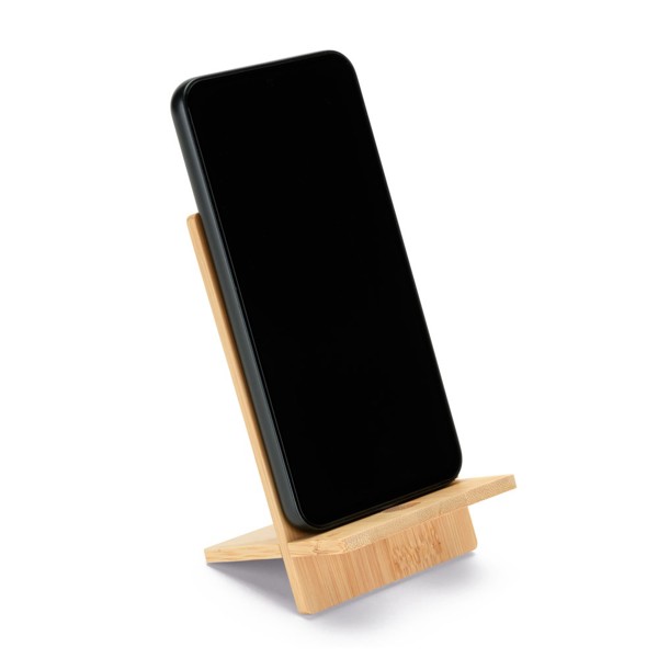 GALEN. Support de téléphone portable en bambou, détachable en deux parties