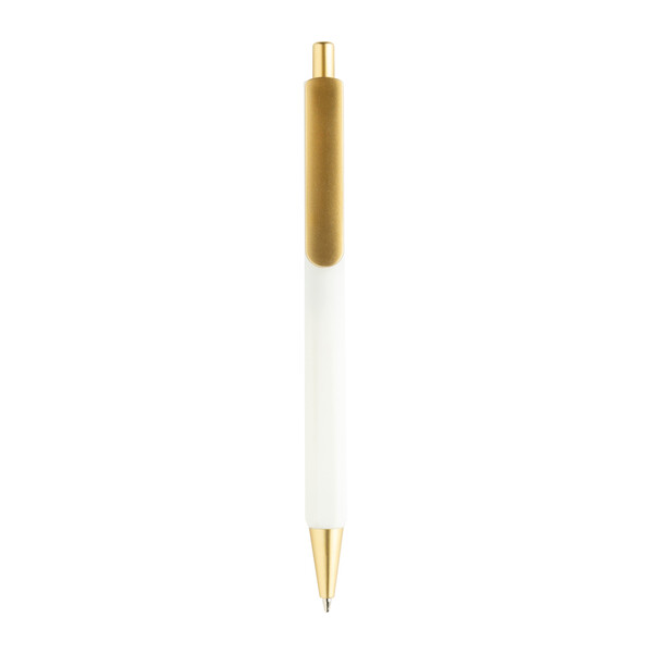 Stylo luxe à trois faces EDGE RCS - Blanc