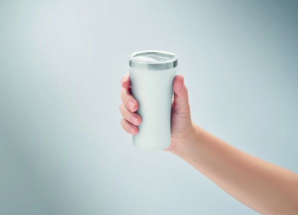 Doppelwandiger Trinkbecher 160 ml Oz - Weiß