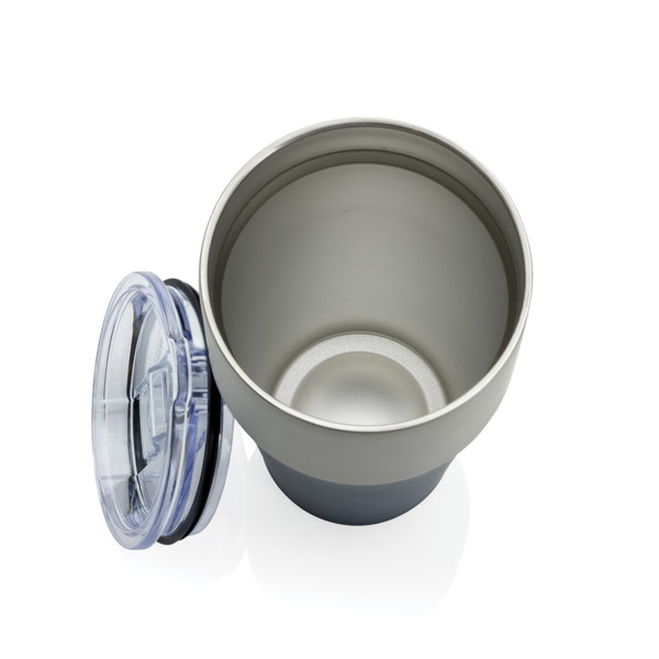 Mug 500ml en acier recyclé certifié RCS Fluid - Bleu Marine