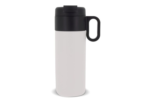Mug Isotherme Flow avec poignée. Impression en sublimation 400ml - Blanc