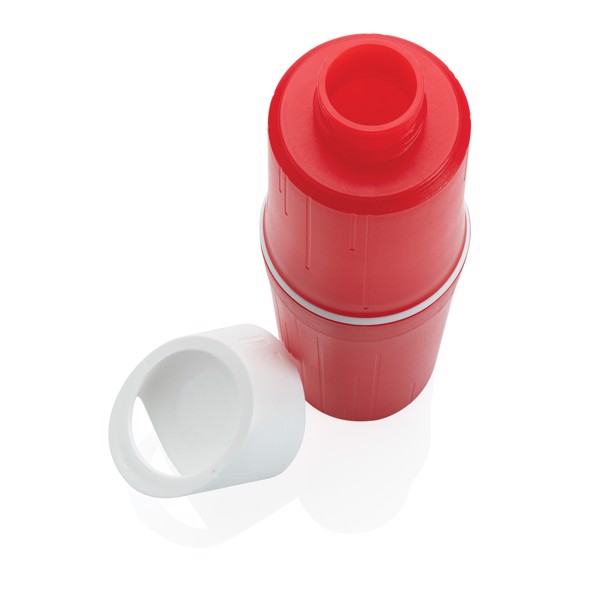 Be O bottle 500ml, sugarcane HDPE, EU made - Red