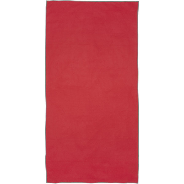 Serviette Pieter certifiée GRS ultra-légère et à séchage rapide 50 x 100 cm - Rouge