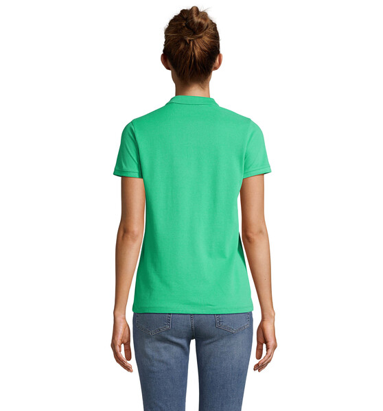 PLANET WOMEN polo 170g - Verde PrimaveraL
