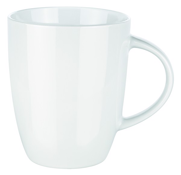 Mug Blanc Brillant Senator®, Pics Elite - Blanc