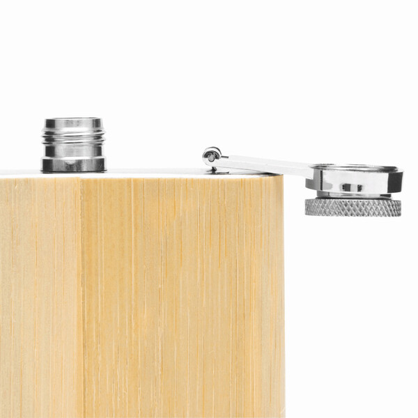 Hip Flask Bamboo Style