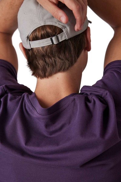 5 Panels Cotton Sandwich Cap - Black