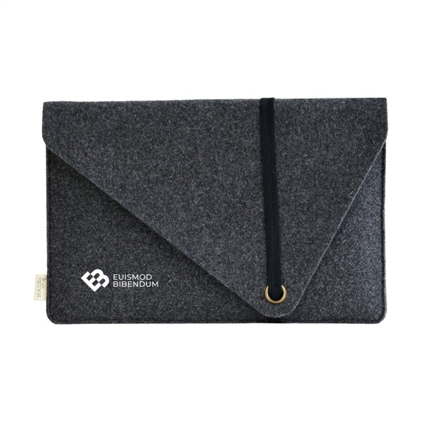 Recycled Felt Laptop Sleeve 15/16" - Black