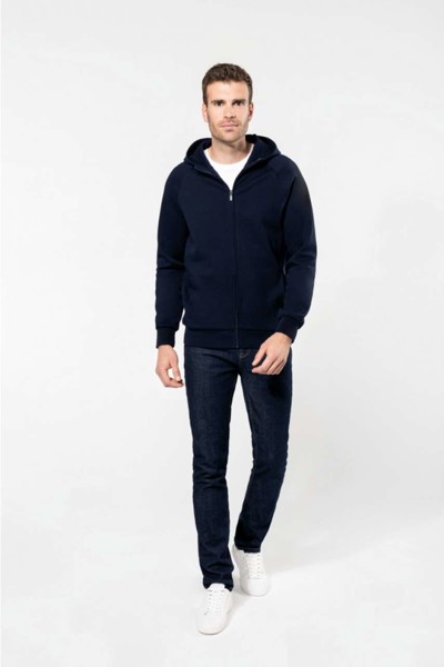 Men's Zipped Hoodie - Deep Navy / M