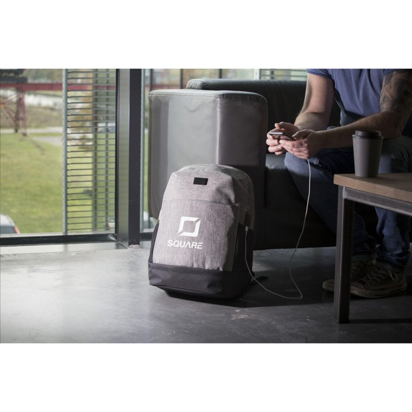 Jayden RFID Anti-Theft sac à dos - Gris Foncé